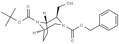 CAS # 2916865-92-2|3-benzyl 8-tert-butyl (1s, 2s, 5r) -2- (hydroxyméthyl) -3,8-diazabicyclo [3.2.1] octane-3,8-dicarboxylate